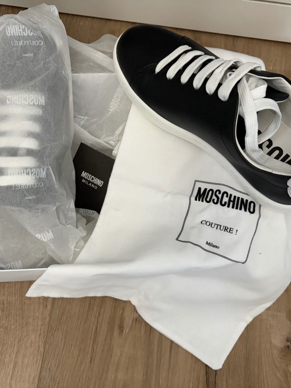 Moschino teddy bear sneakers